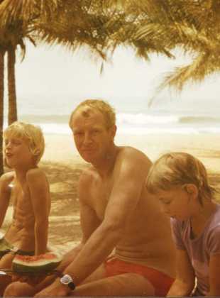 Rinus and sons, Liberia 1977