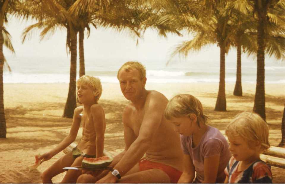 Rinus and sons, Liberia 1977